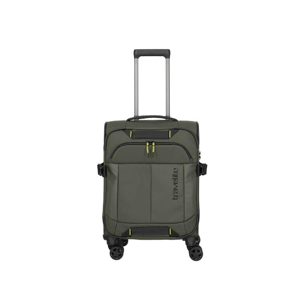 Travelite Briize Khaki 4-Doppelrollen Trolley S 55 cm
