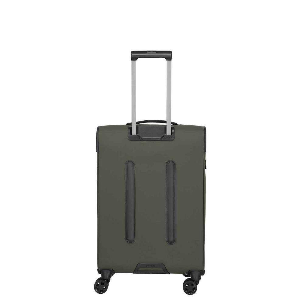 Travelite Briize Khaki 4-Doppelrollen Trolley M 67 cm