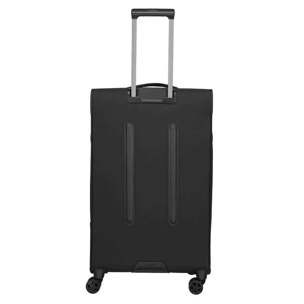 Travelite Briize Schwarz 4-Doppelrollen Trolley L 78 cm