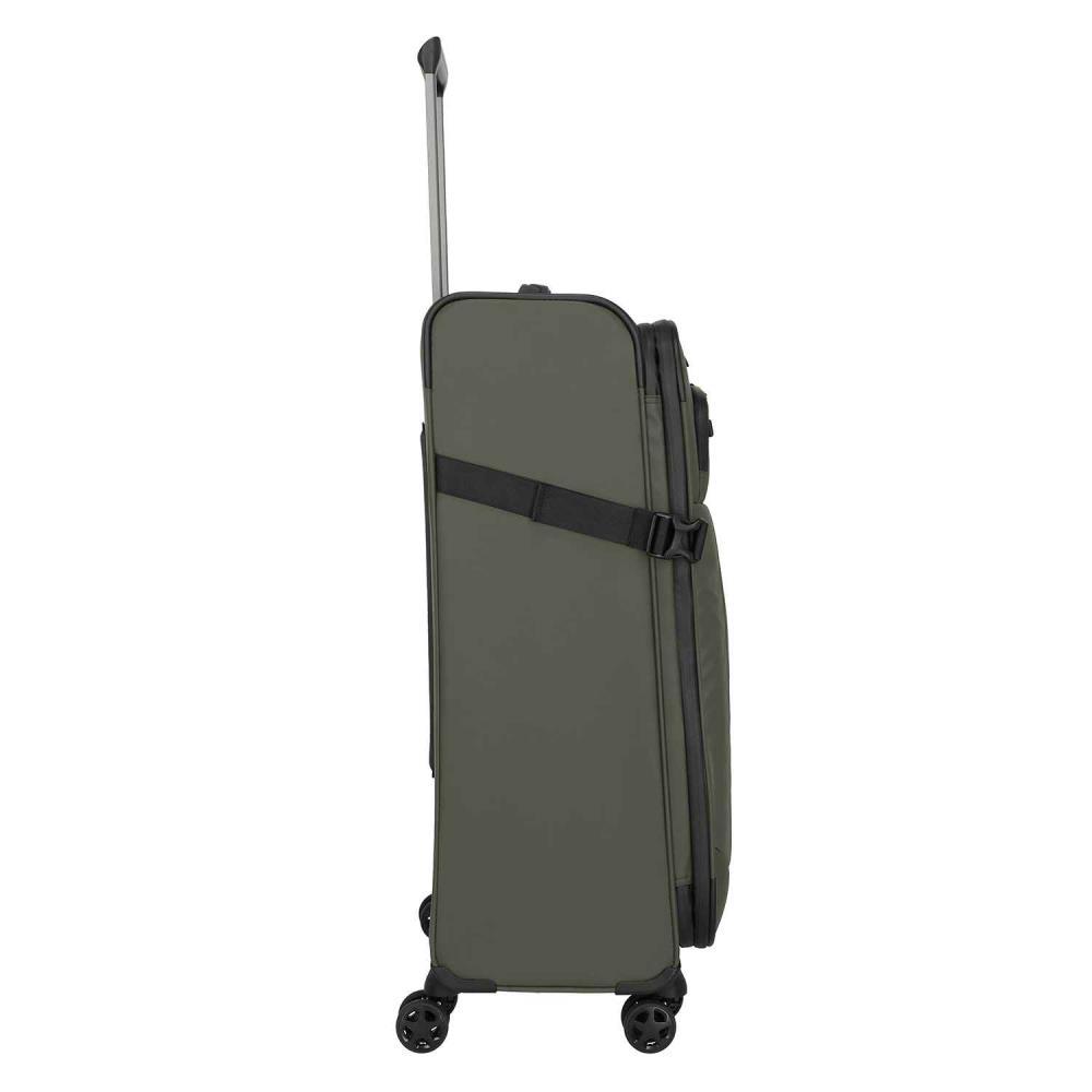 Travelite Briize Khaki 4-Doppelrollen Trolley L 78 cm