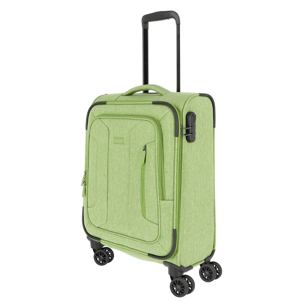 Travelite Boja Grün 4-Rollen Trolley S 55cm
