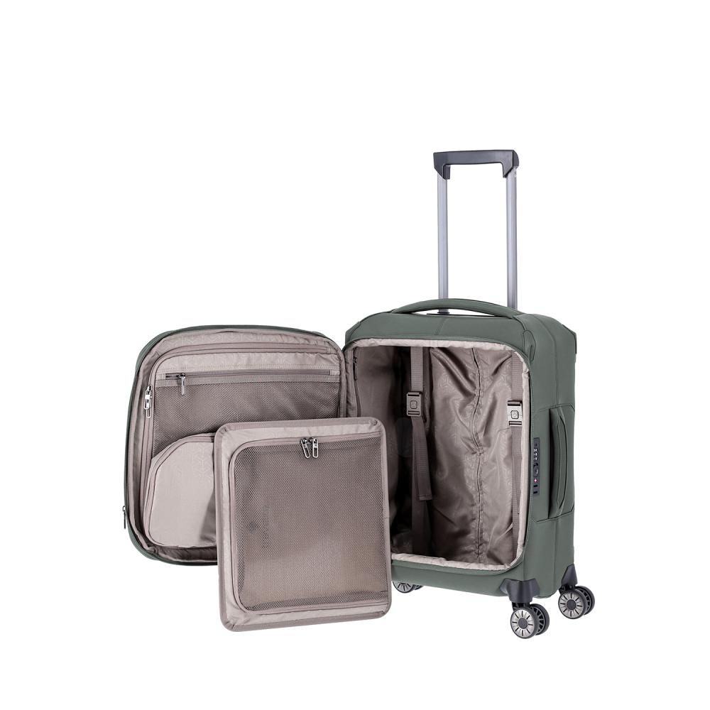 Travelite Priima Oliv 4-Rollen Trolley S 55 cm