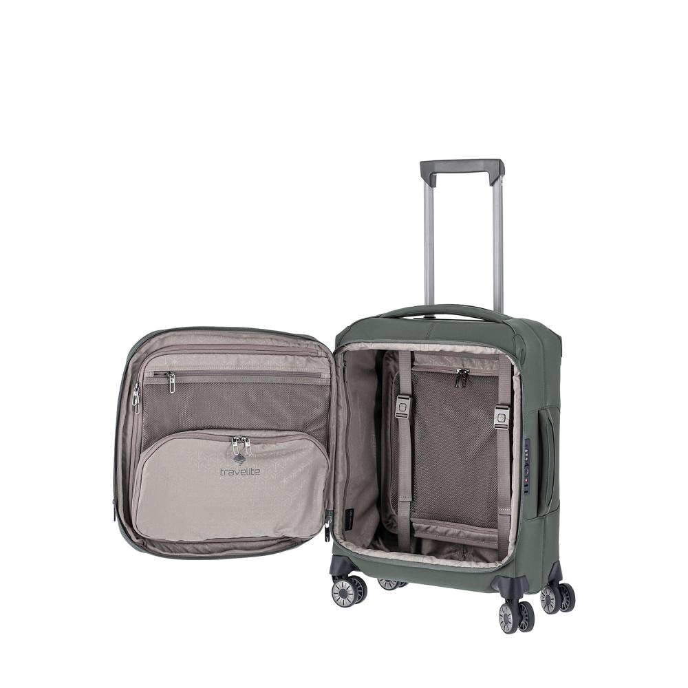 Travelite Priima Oliv 4-Rollen Trolley S 55 cm