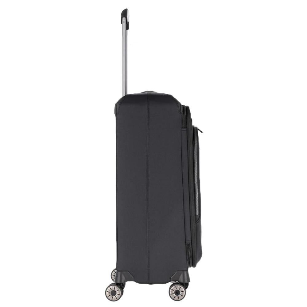 Travelite Priima Schwarz 4-Rollen Trolley M 68 cm