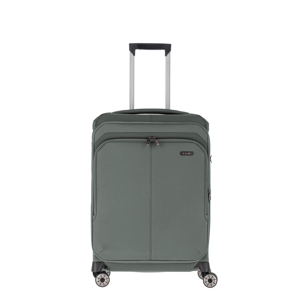 Travelite Priima Oliv 4-Rollen Trolley M 68 cm