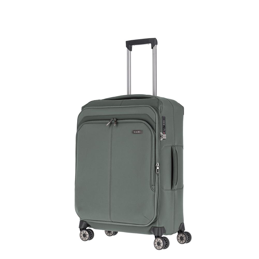 Travelite Priima Oliv 4-Rollen Trolley M 68 cm