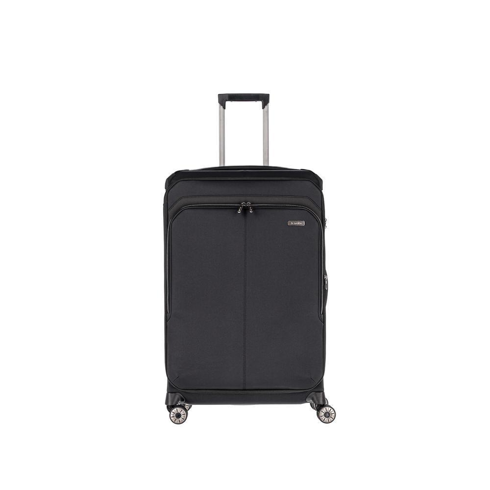 Travelite Priima Schwarz 4-Rollen Trolley L 79 cm