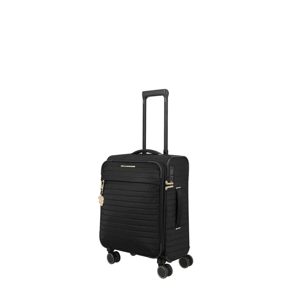 Travelite Barbara Stepp Black 4 Doppelrollen Trolley S 55 cm