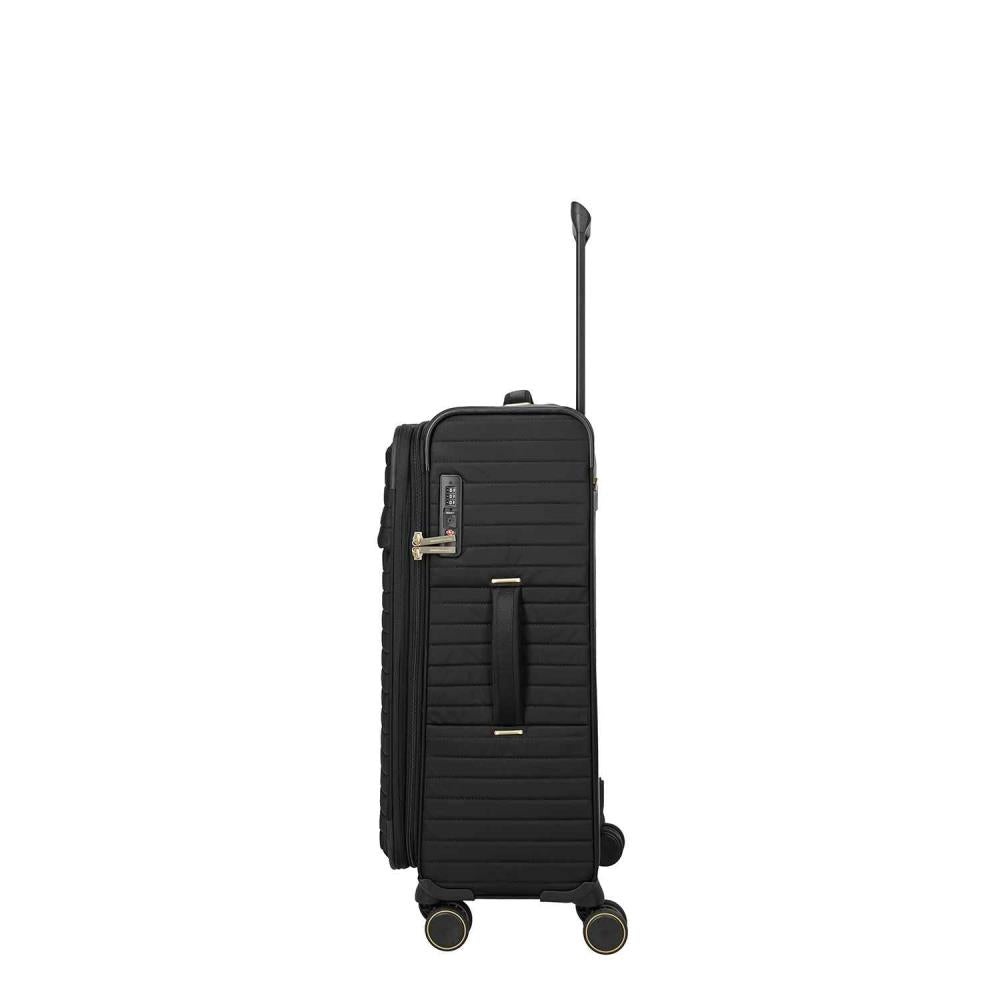 Travelite Barbara Stepp Black 4 Doppelrollen Trolley M 68 cm