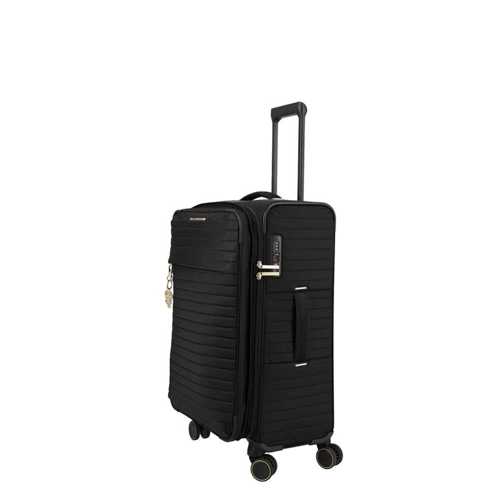 Travelite Barbara Stepp Black 4 Doppelrollen Trolley M 68 cm