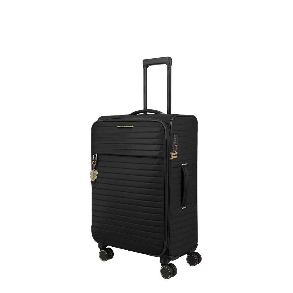 Travelite Barbara Stepp Black 4 Doppelrollen Trolley M 68 cm