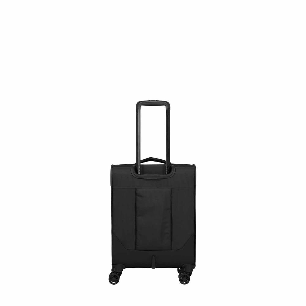 Travelite Umbria Black 4 Doppelrollen Trolley S 55 cm