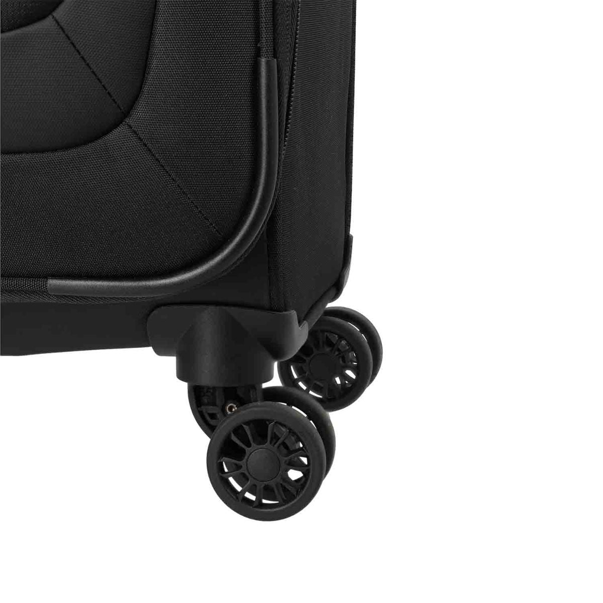Travelite Umbria Black 4 Doppelrollen Trolley M 67 cm