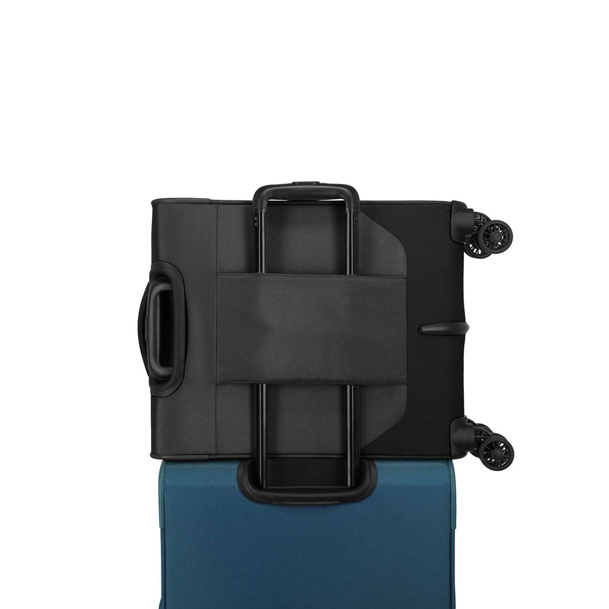 Travelite Umbria Black 4 Doppelrollen Trolley S 55 cm