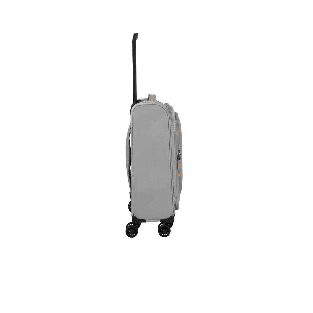 Travelite Umbria Smokey Grey 4 Doppelrollen Trolley S 55 cm