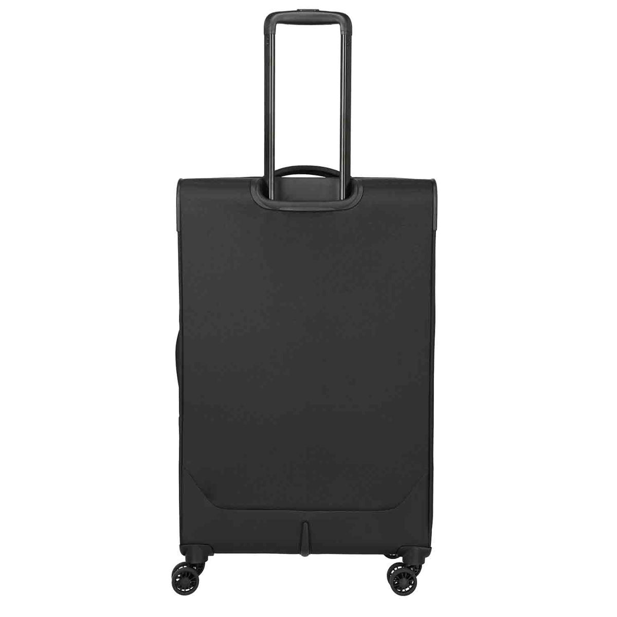 Travelite Umbria Black 4 Doppelrollen Trolley L 77 cm