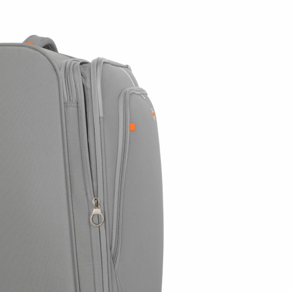 Travelite Umbria Smoky Grey 4 Doppelrollen Trolley L 77 cm