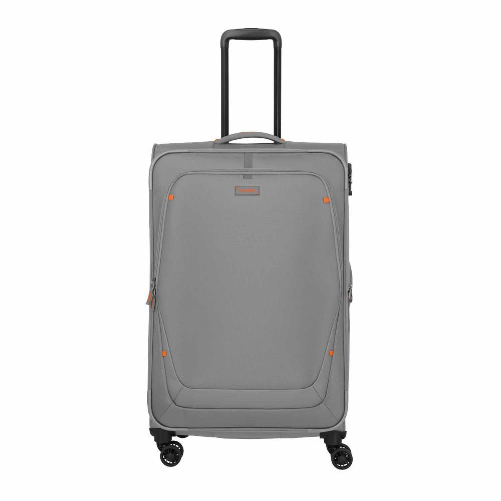 Travelite Umbria Smoky Grey 4 Doppelrollen Trolley L 77 cm