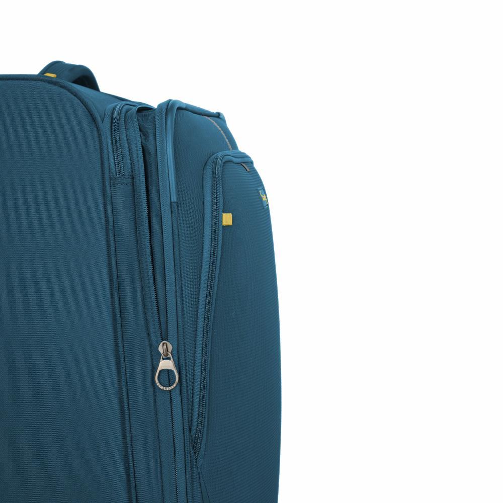 Travelite Umbria Petrol 4 Doppelrollen Trolley L 77 cm