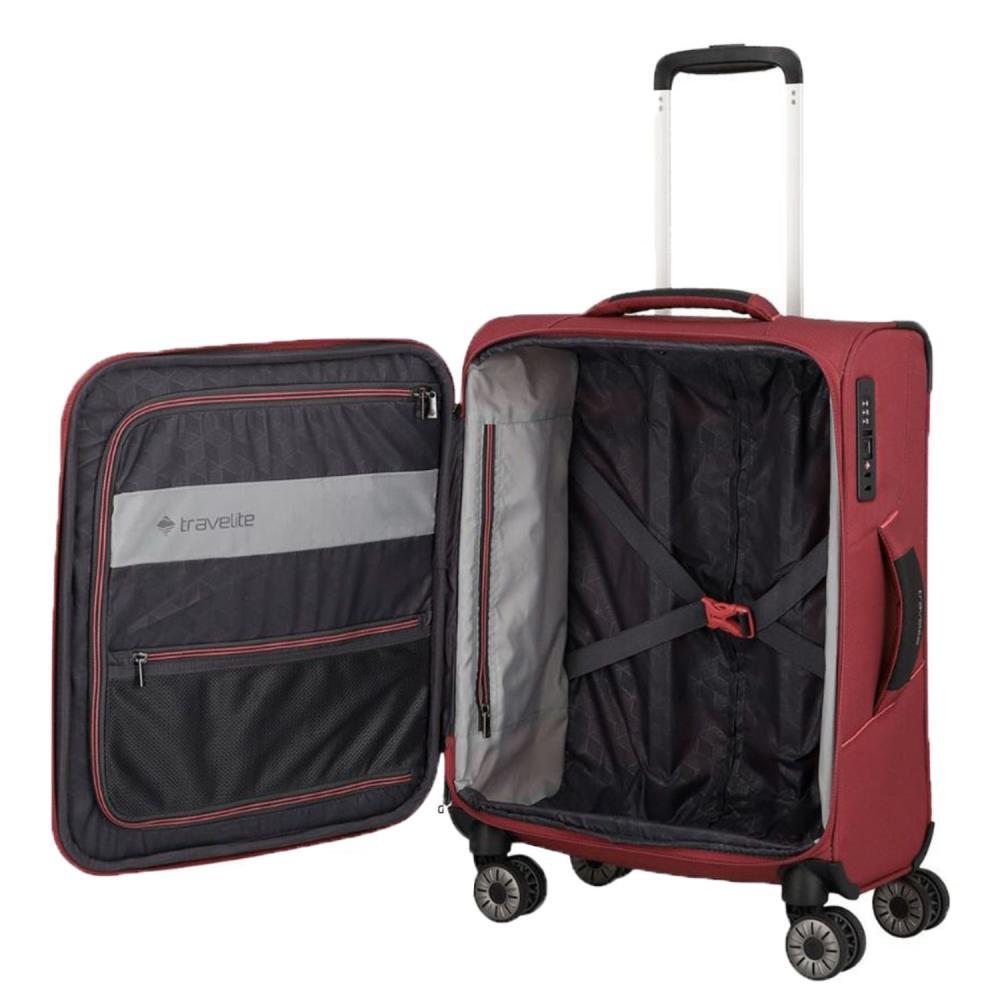Travelite Skaii Abendrot 4-Rollen Trolley S 55cm