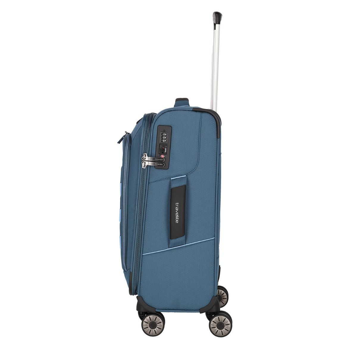Travelite Skaii Panoramablau 4-Rollen Trolley S 55cm