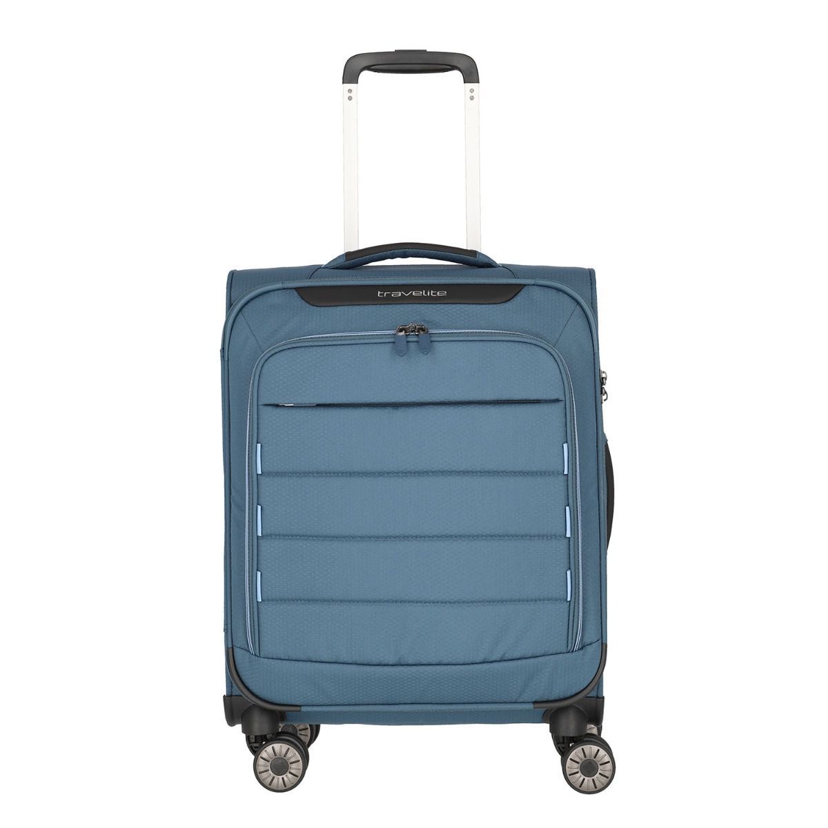 Travelite Skaii Panoramablau 4-Rollen Trolley S 55cm