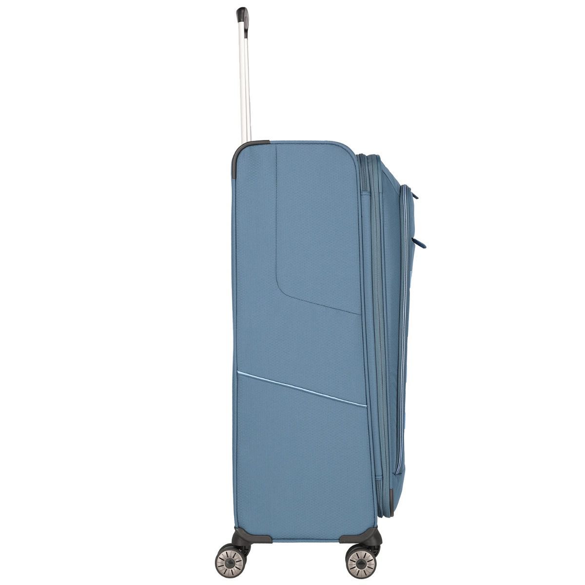 Travelite Skaii Panoramablau 4-Rollen Trolley L 78cm