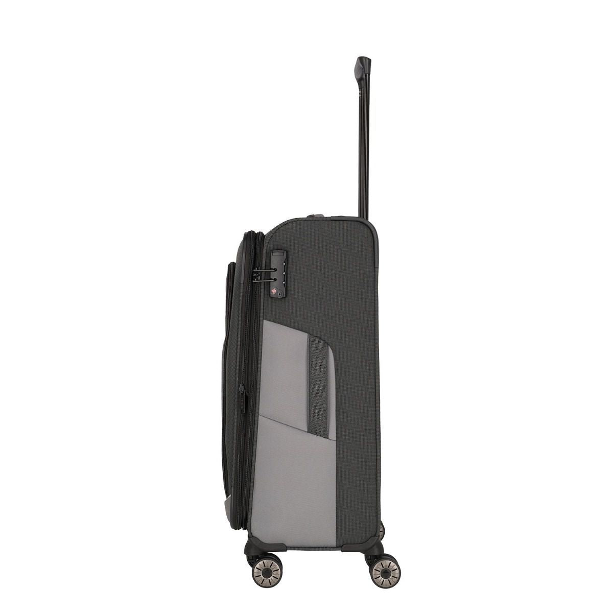 Travelite Viia Schiefer 4-Rollen Trolley M 67cm
