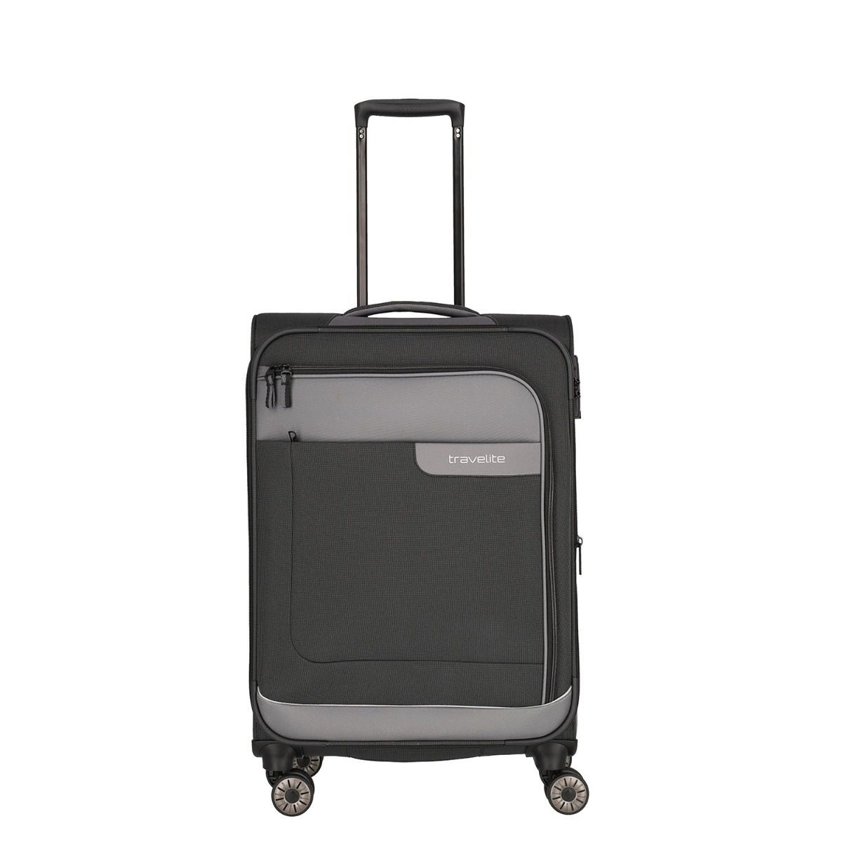 Travelite Viia Schiefer 4-Rollen Trolley M 67cm