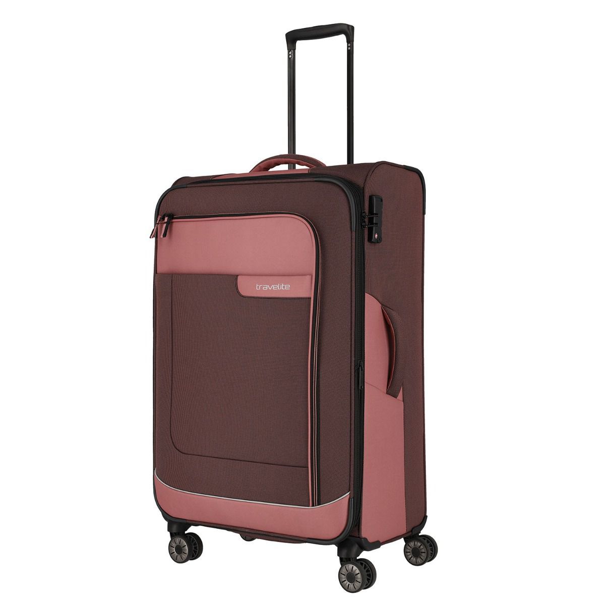Travelite Viia Frühlingsrose 4-Rollen Trolley L 77cm