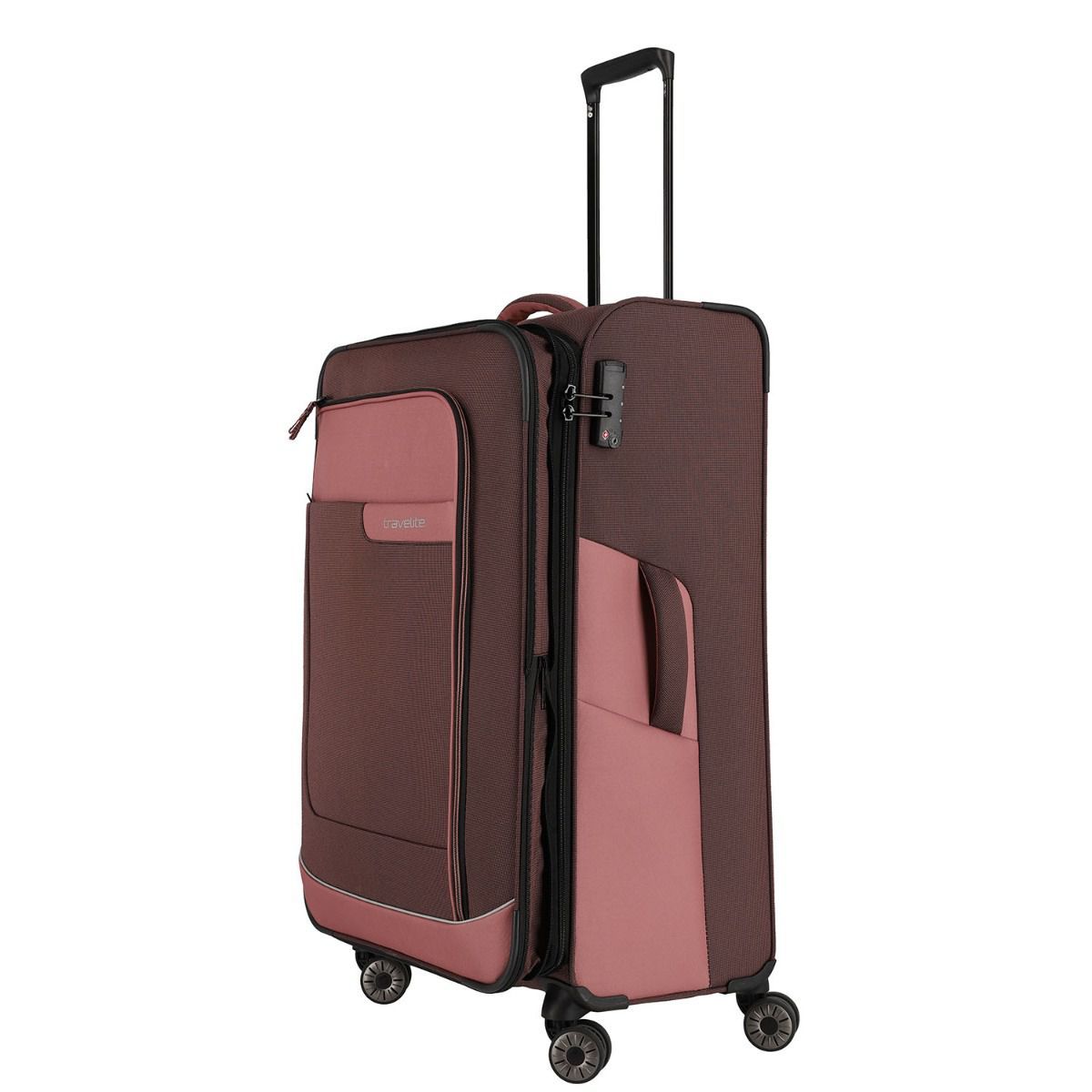 Travelite Viia Frühlingsrose 4-Rollen Trolley L 77cm