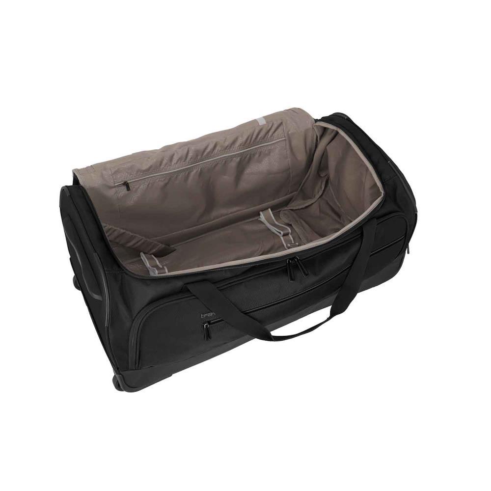 Travelite Crosslite Schwarz Rollenreisetasche L 79 cm