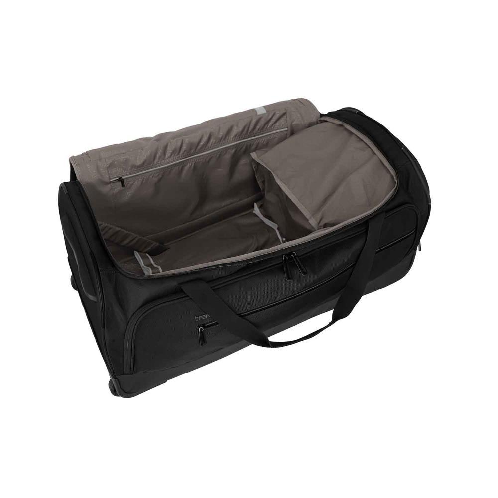 Travelite Crosslite Schwarz Rollenreisetasche L 79 cm