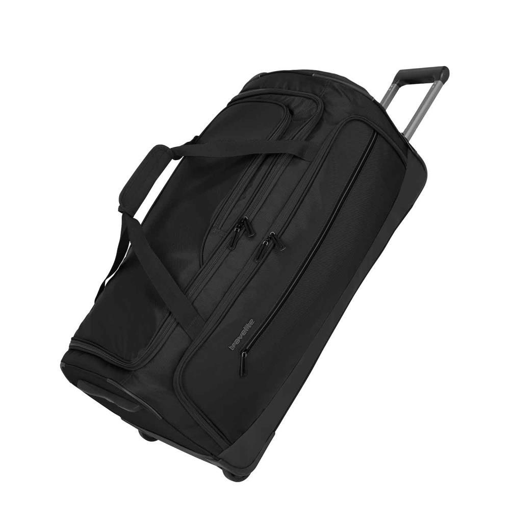 Travelite Crosslite Schwarz Rollenreisetasche L 79 cm