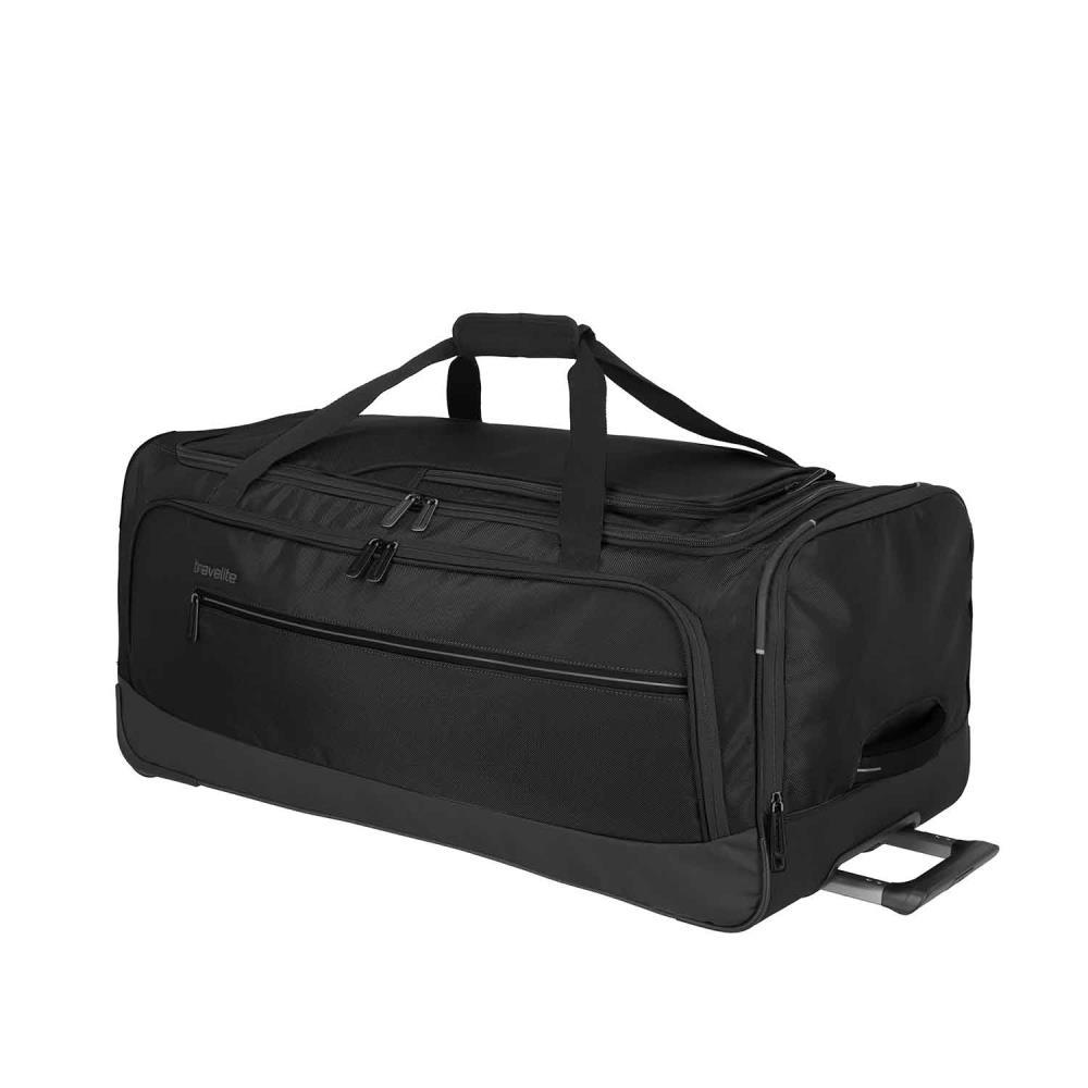 Travelite Crosslite Schwarz Rollenreisetasche L 79 cm
