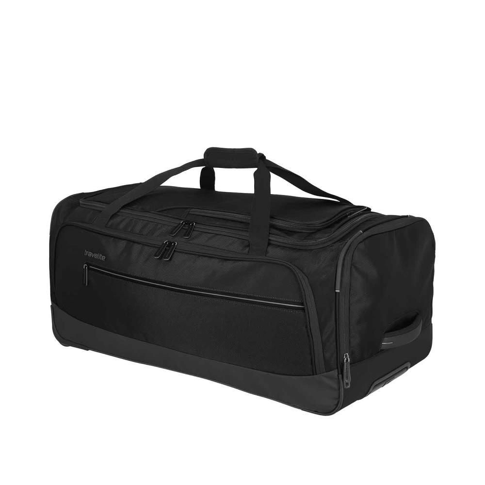 Travelite Crosslite Schwarz Rollenreisetasche L 79 cm