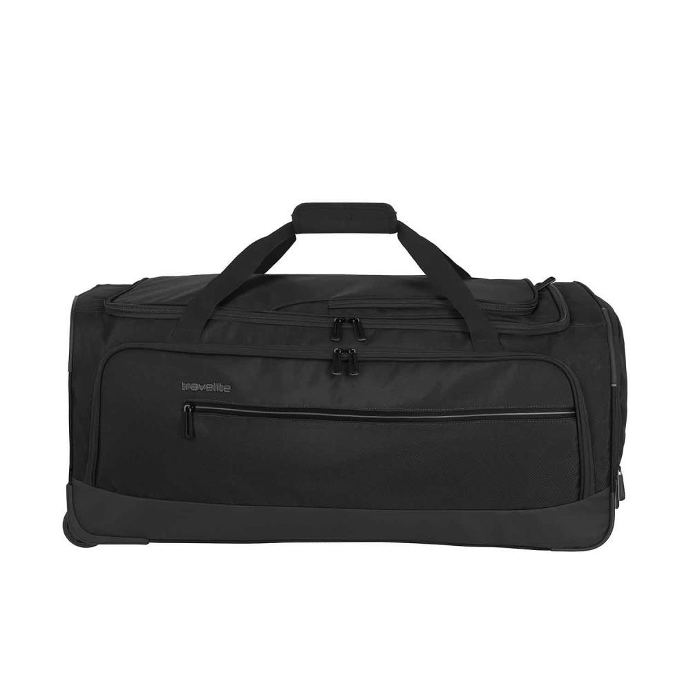 Travelite Crosslite Schwarz Rollenreisetasche L 79 cm