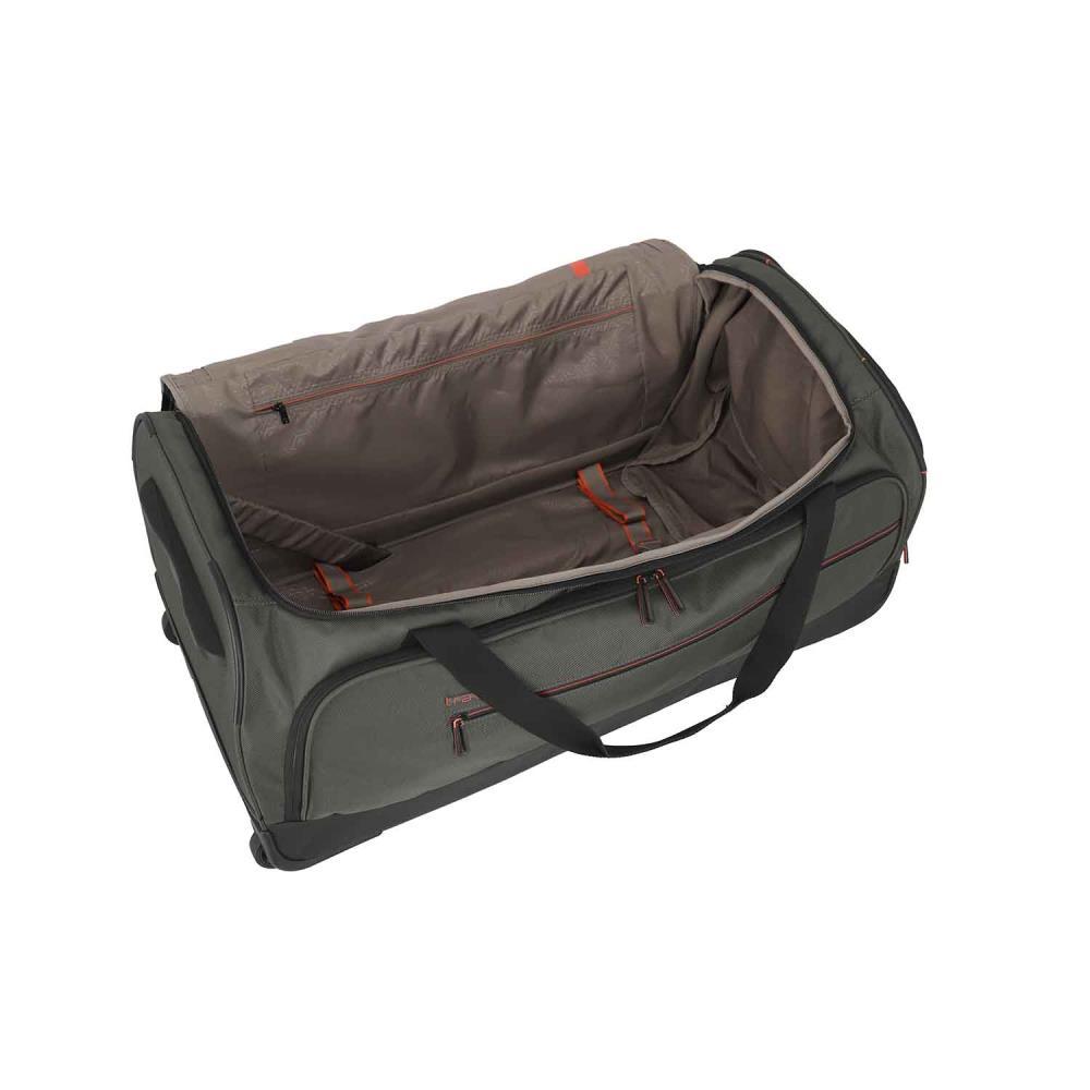 Travelite Crosslite Oliv Rollenreisetasche L 79 cm
