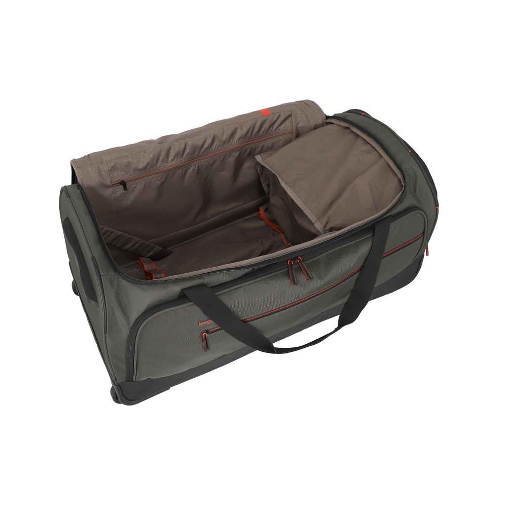 Travelite Crosslite Oliv Rollenreisetasche L 79 cm