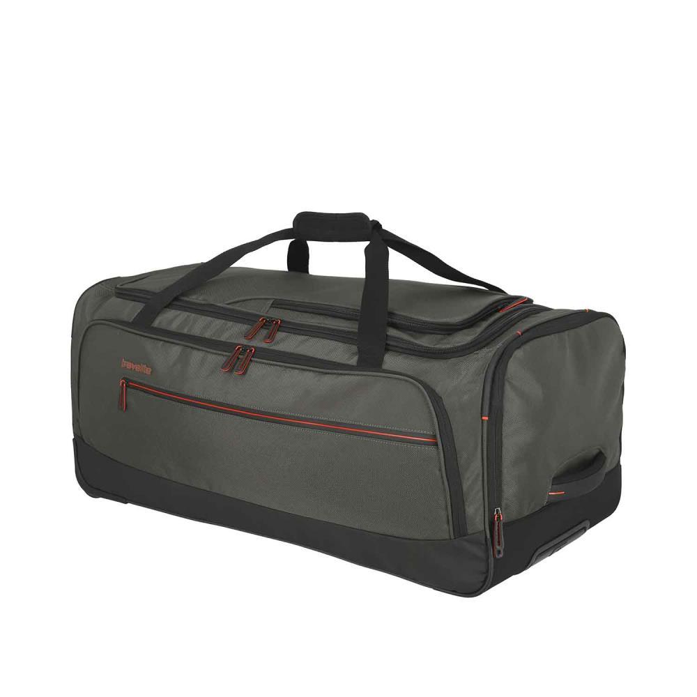 Travelite Crosslite Oliv Rollenreisetasche L 79 cm