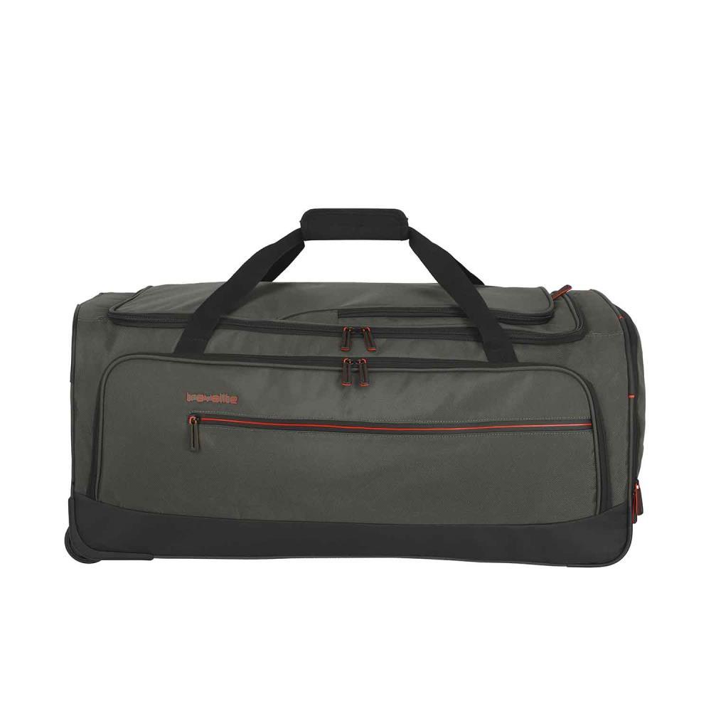 Travelite Crosslite Oliv Rollenreisetasche L 79 cm