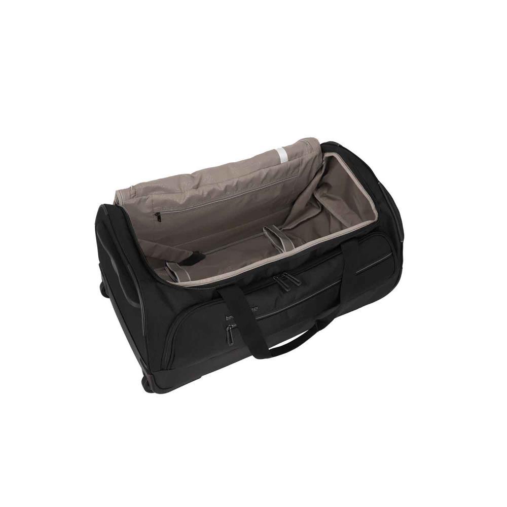 Travelite Crosslite Schwarz Rollenreisetasche M 69 cm