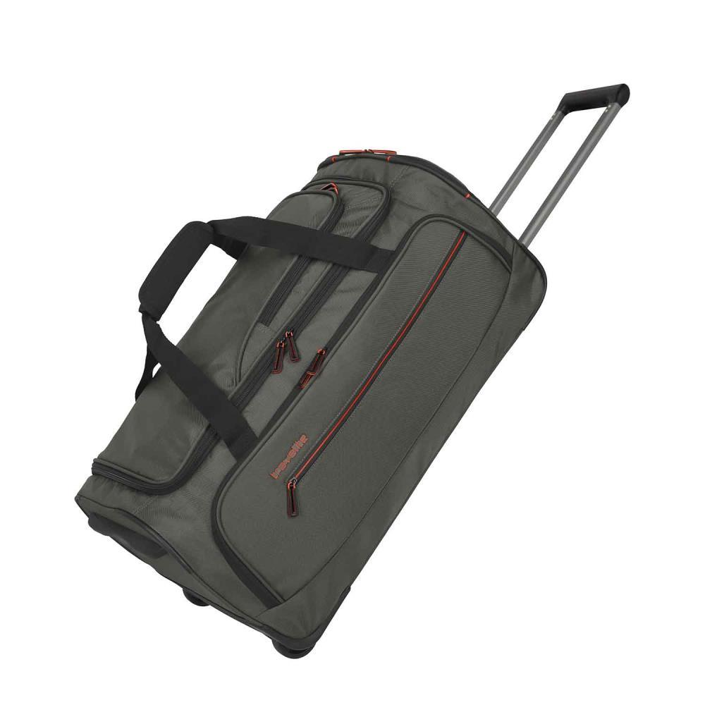 Travelite Crosslite Oliv Rollenreisetasche M 69 cm