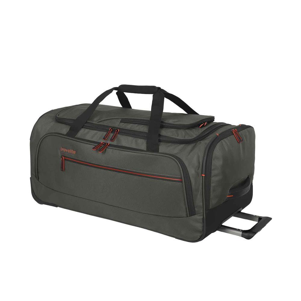 Travelite Crosslite Oliv Rollenreisetasche M 69 cm