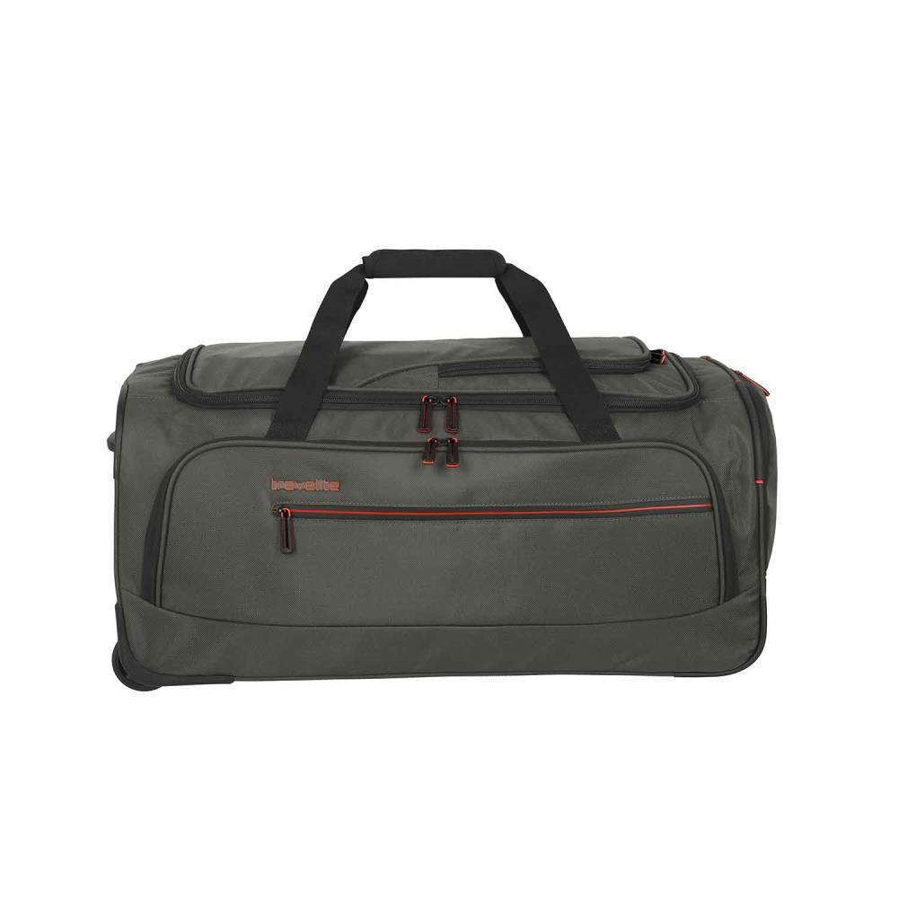 Travelite Crosslite Oliv Rollenreisetasche M 69 cm