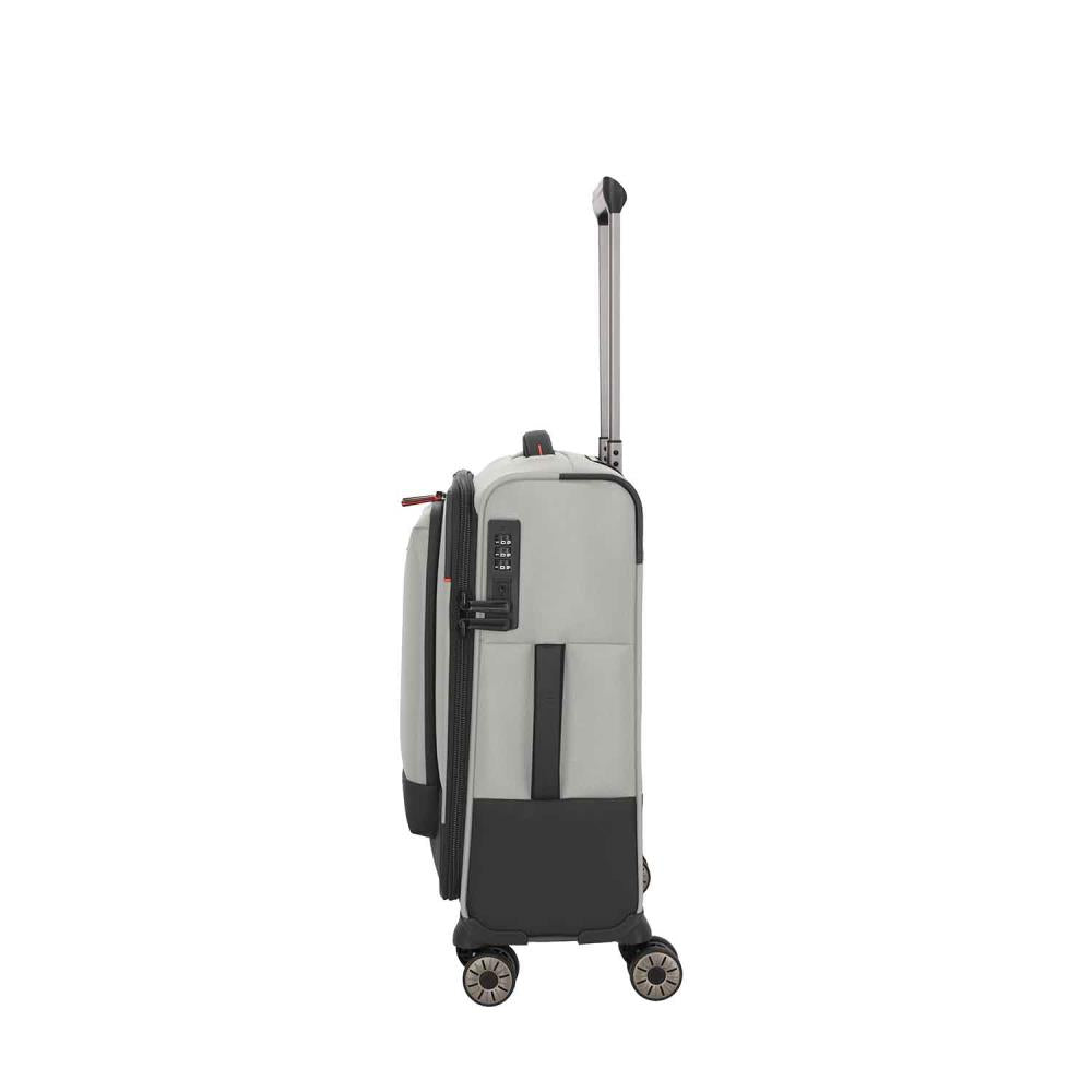 Travelite Crosslite Natur 4-Doppelrollen Trolley S 55 cm