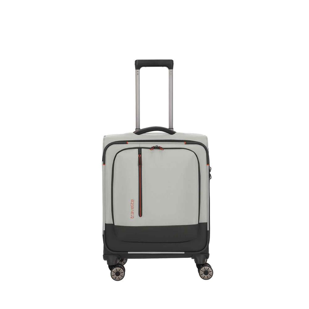 Travelite Crosslite Natur 4-Doppelrollen Trolley S 55 cm