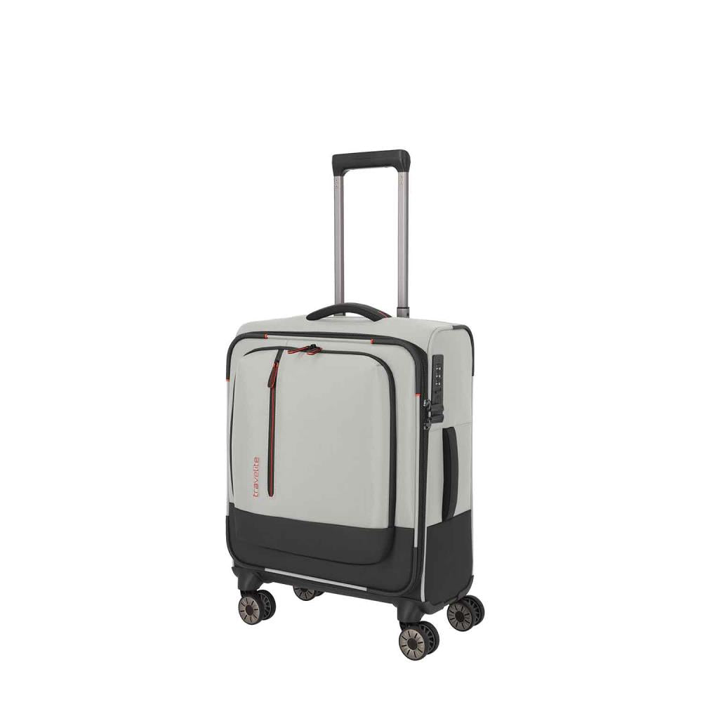 Travelite Crosslite Natur 4-Doppelrollen Trolley S 55 cm