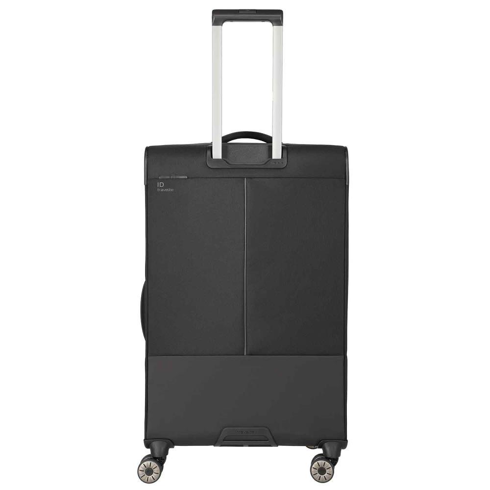 Travelite Crosslite Schwarz 4-Doppelrollen Trolley L 77 cm
