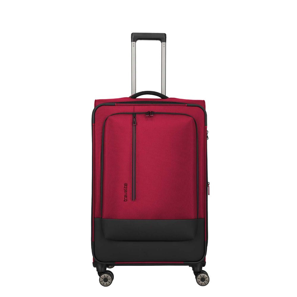 Travelite Crosslite Rot 4-Doppelrollen Trolley L 77 cm
